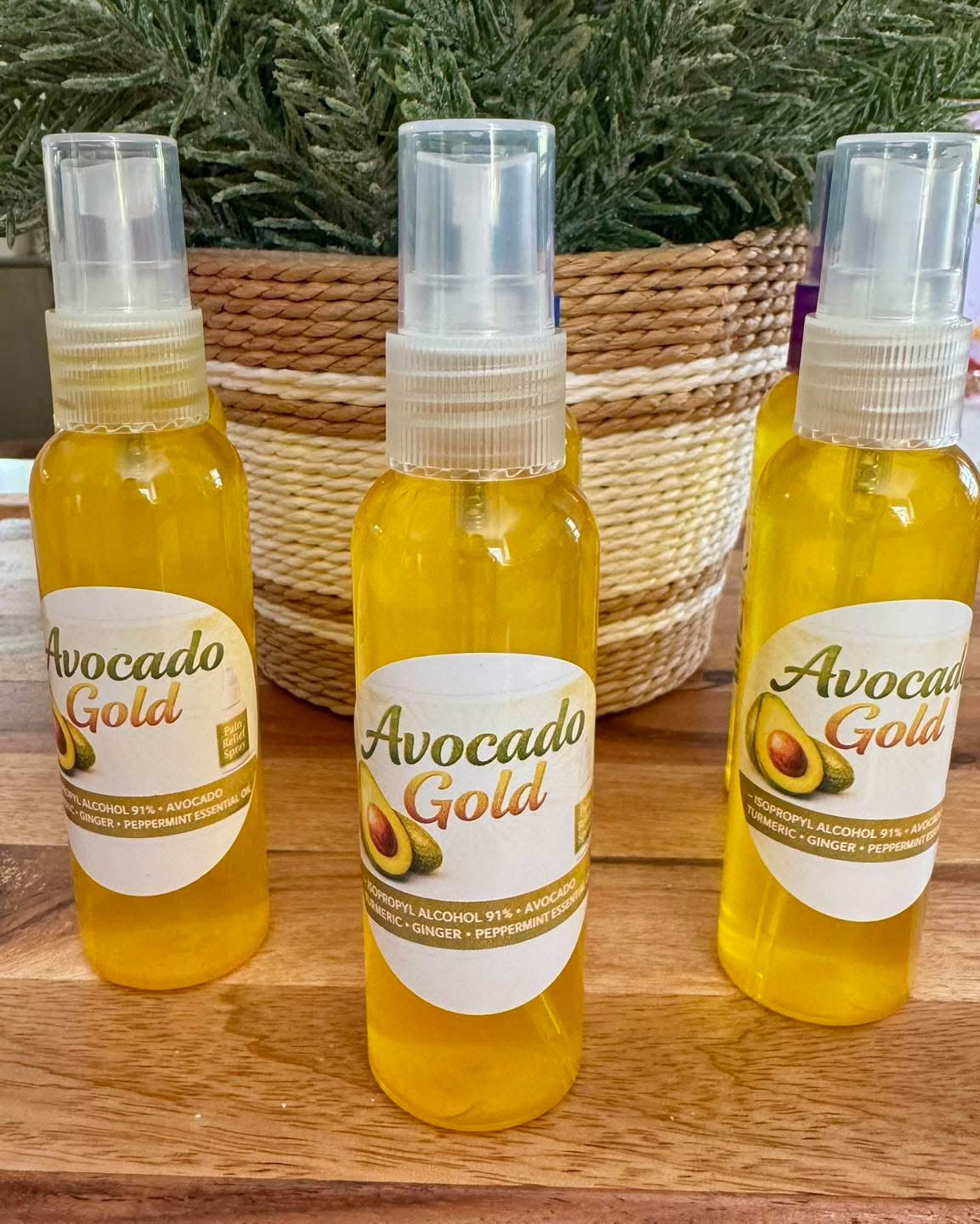 Avocado Gold Pain Relief Spray